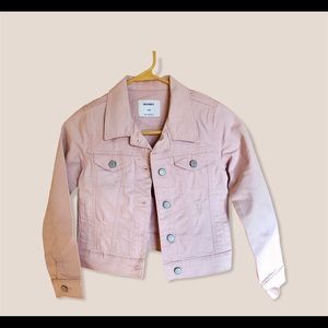 Unisex Pink-Wash Jean Trucker Jacket